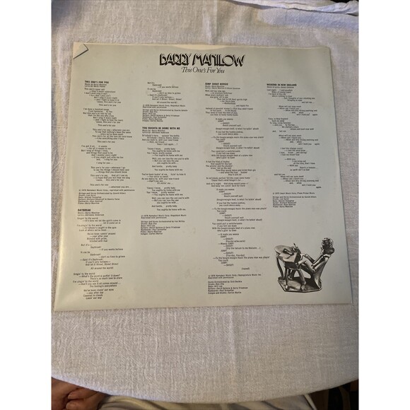 Barry Manilow This One's For You 33RPM Arista Records 1976 - Picture 6 of 11